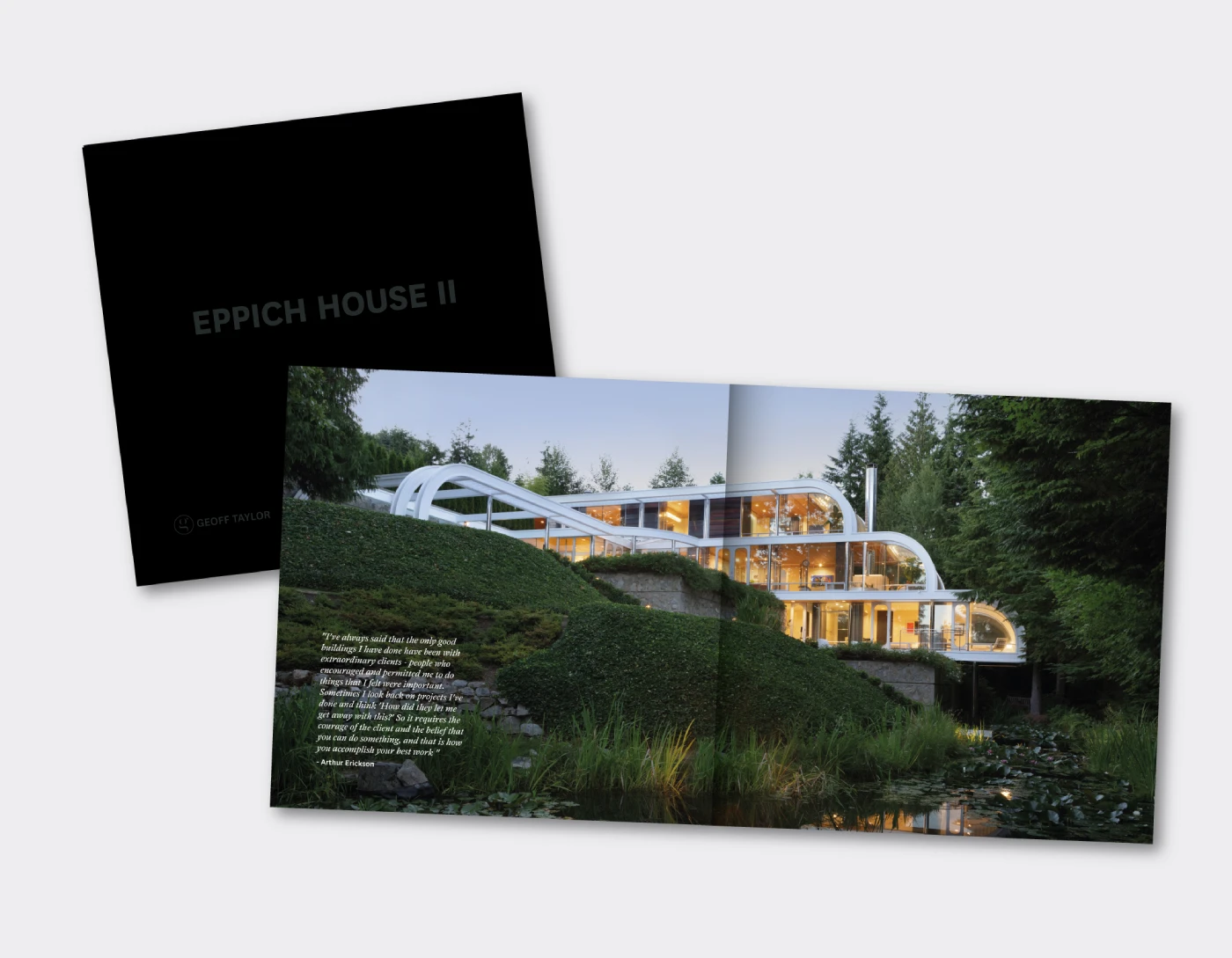 Cover and spread of Eppich House 2 brochure