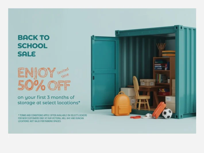 Back to School campaign by Pacific Rim Storage