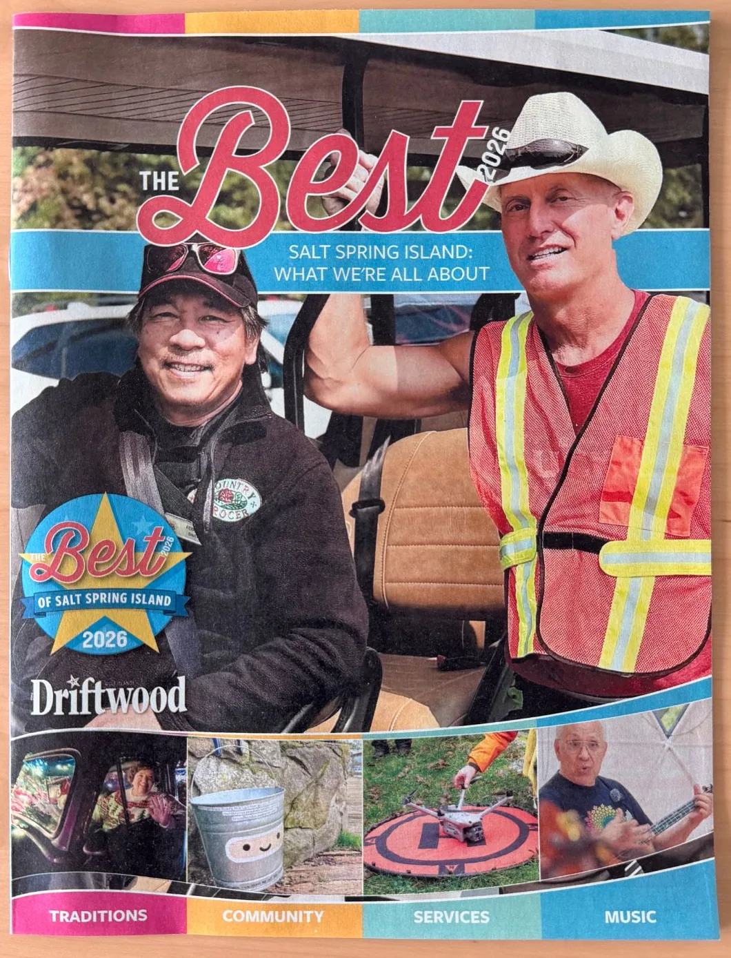 Cover of the Best of Salt Spring Island 2026 issue of Driftwood, which carries the Pacific Rim Storage full-page ad Cover of the Best of Salt Spring Island 2026 issue of Driftwood, which carries the Pacific Rim Storage full-page ad