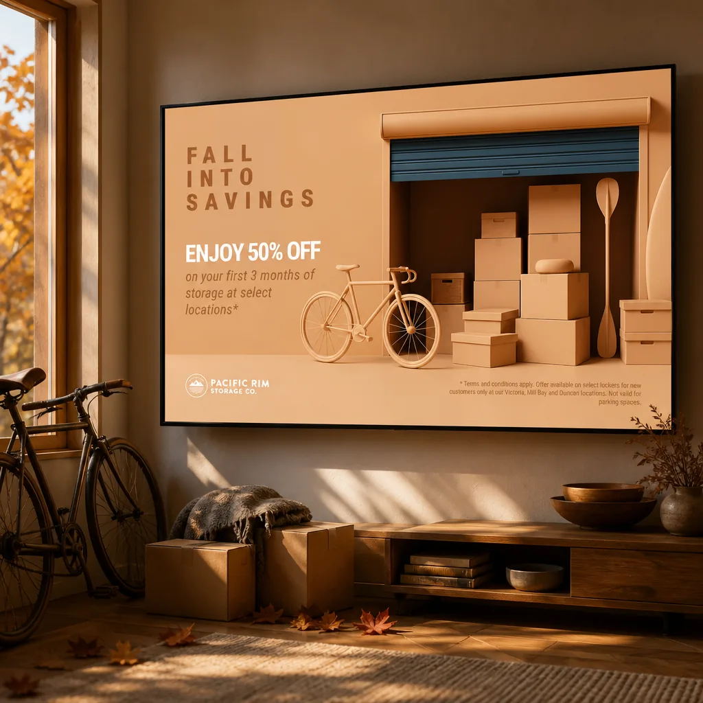 Fall Into Savings – Pacific Rim Storage Campaign Fall Into Savings – Pacific Rim Storage Campaign