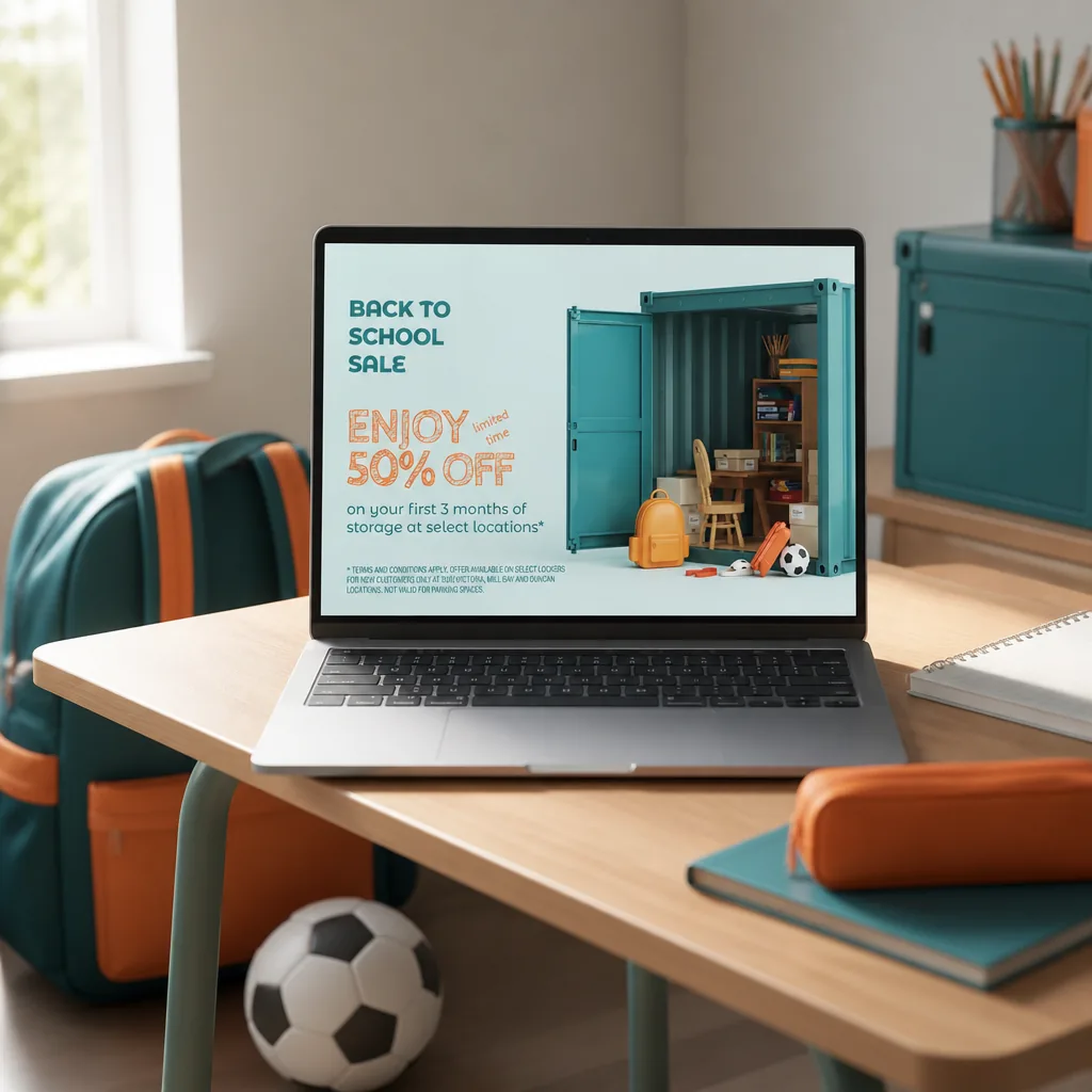 Back to School – Pacific Rim Storage Campaign Back to School – Pacific Rim Storage Campaign