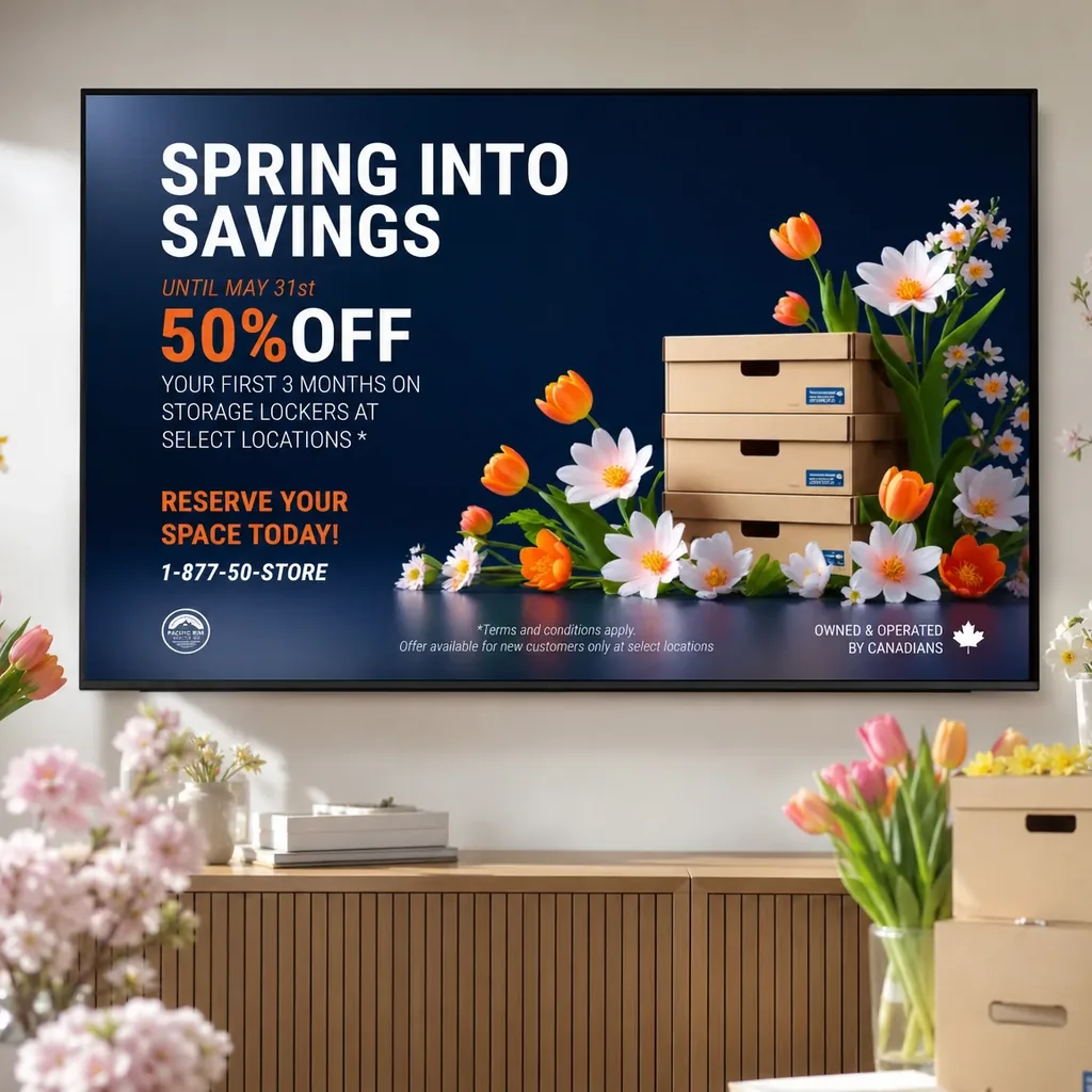 Spring Into Savings – Pacific Rim Storage Campaign Spring Into Savings – Pacific Rim Storage Campaign