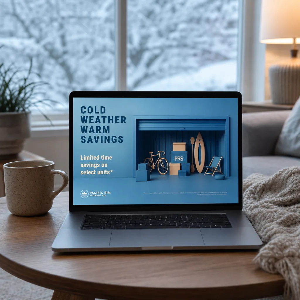 Pacific Rim Storage Winter Ad: Cold Weather. Warm Savings. 2026 Pacific Rim Storage Winter Ad: Cold Weather. Warm Savings. 2026